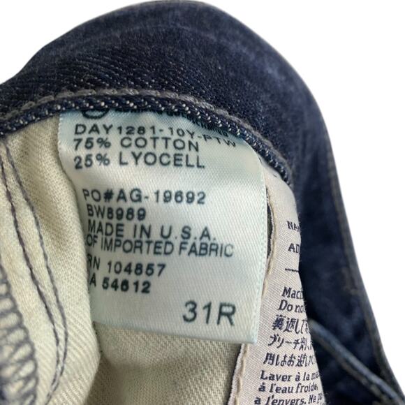 Adriano Goldschmied Womens Jeans Size 31R Piper Slouchy Slim Denim Patchwork AG - Picture 8 of 10